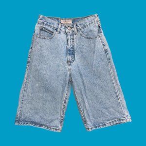 Vintage 90s Guess Denim Jean Shorts High Waisted Made in USA Georges Marciano